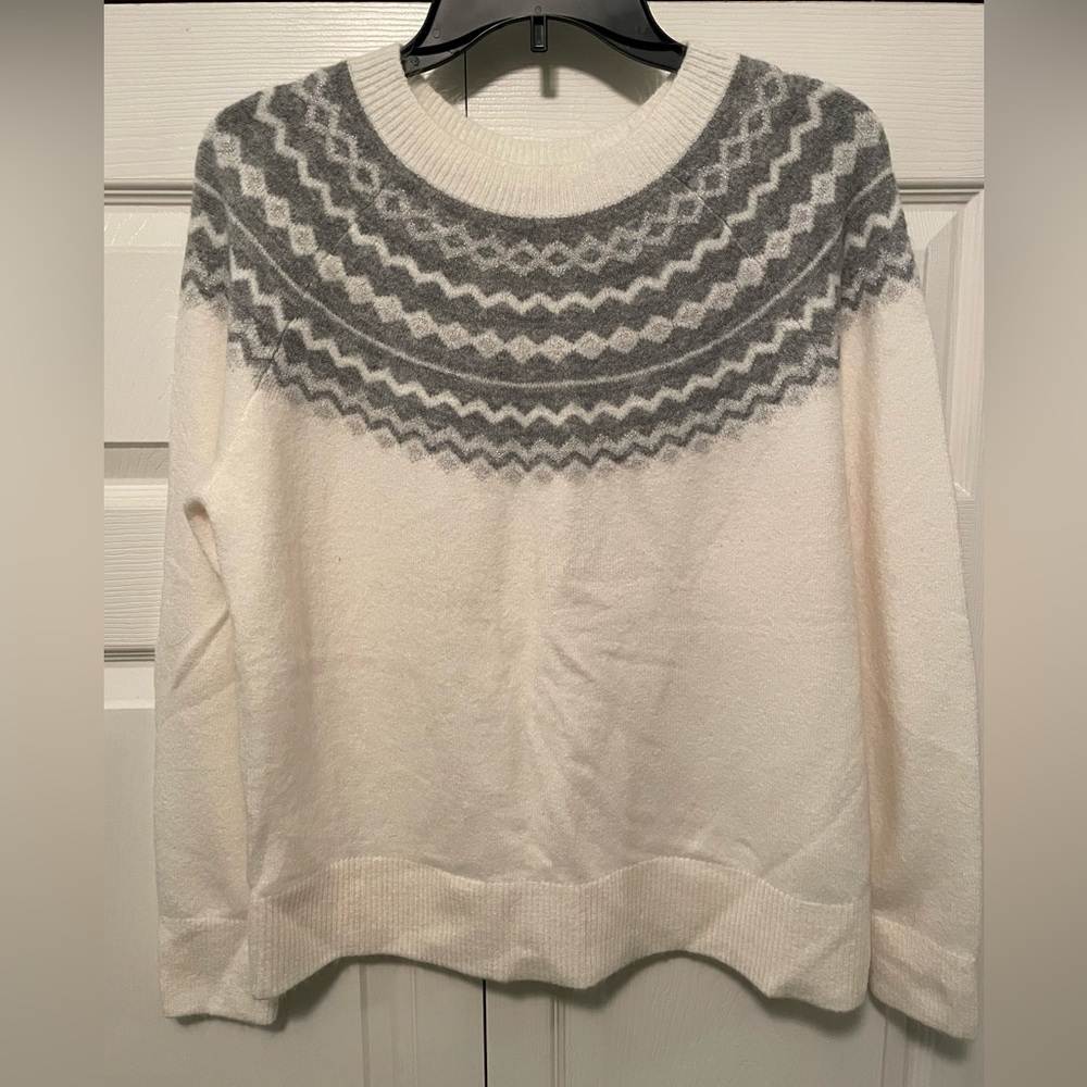 BR Factory Fair isle sweater. SM
